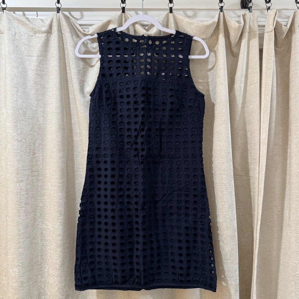 Sail to Sable‎ Navy Eyelet Dress